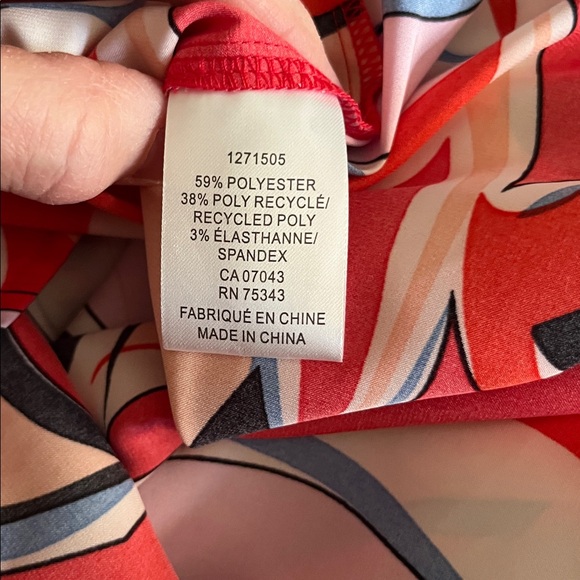 Pucci Inspired Rachel Zoe New With Tags Long Sleeve Button Front Blouse - Picture 8 of 9